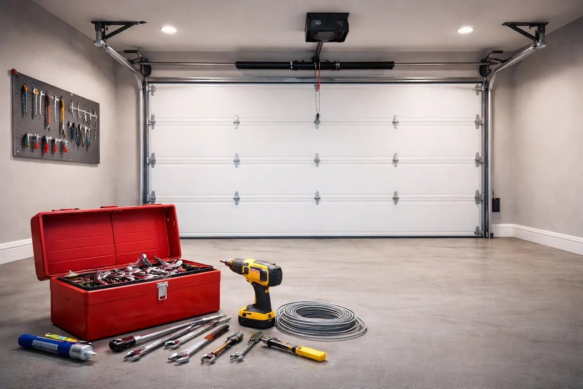Garage door repair service by Ace Garage Pros in DFW